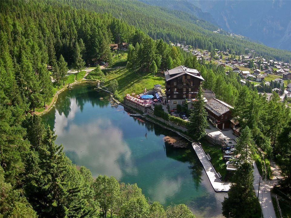 Pension Aaron am See Grachen Bagian luar foto